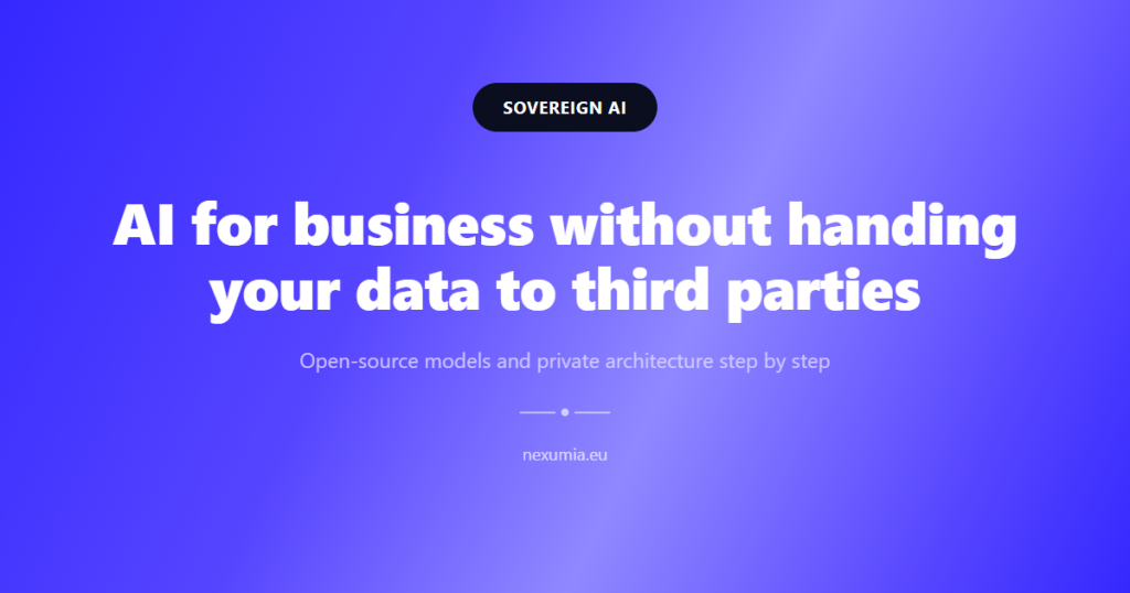 Cover image for the article: AI for business without handing your data to third parties