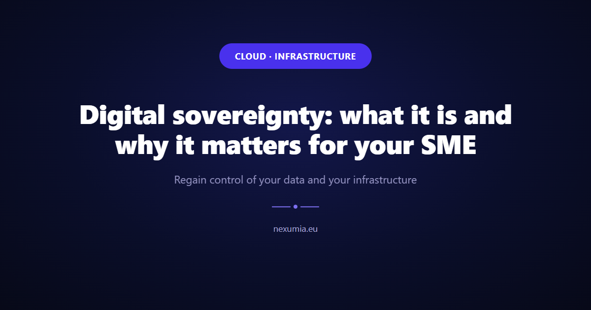 Cover image for the article: Digital sovereignty: what it is and why it matters for your SME