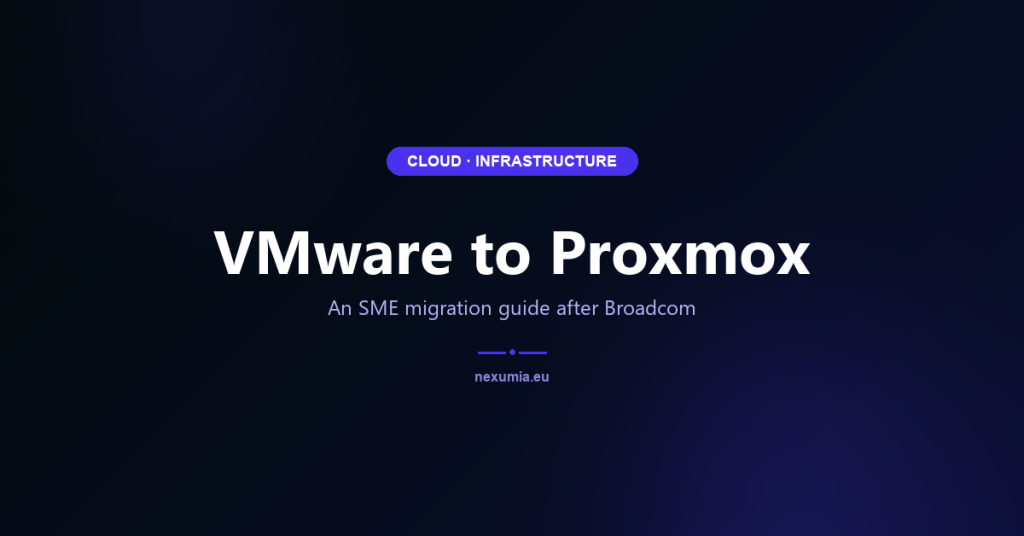 Article featured image: VMware to Proxmox: an SME migration guide after Broadcom