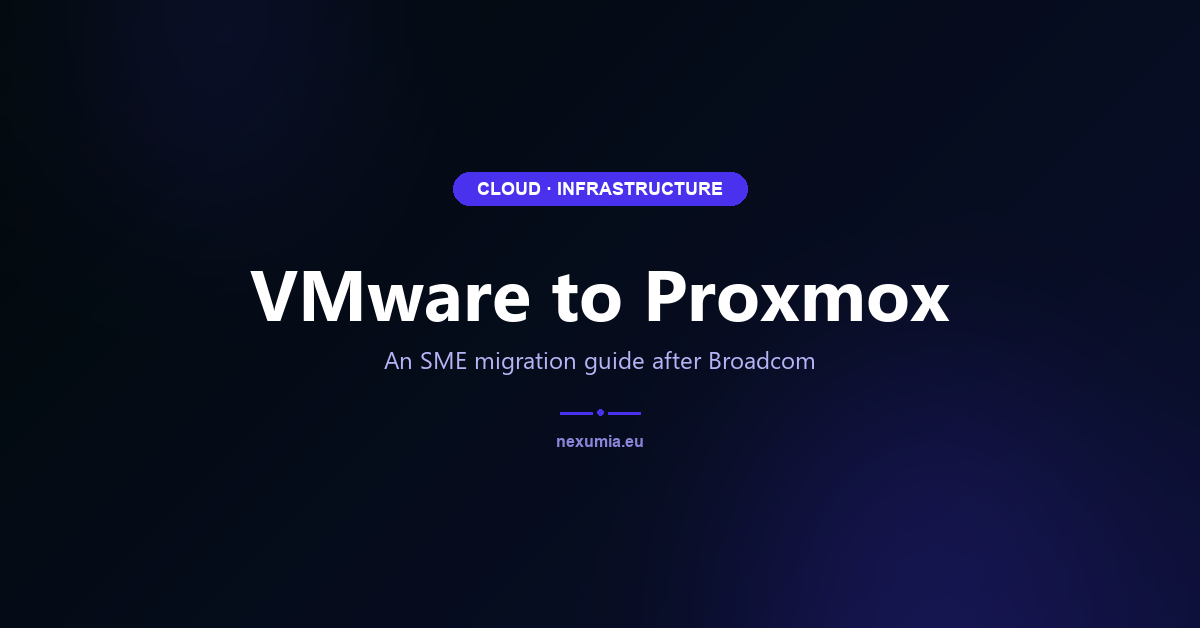 Article featured image: VMware to Proxmox: an SME migration guide after Broadcom